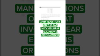 SAT Practice Test #4 - Math - Module 1 - Question #8 #Shorts #math #maths #mathematics #algebra #SAT