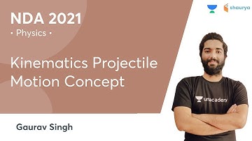 Kinematics Projectile Motion Concept | Physics | Target NDA 2021 | Gaurav Sir