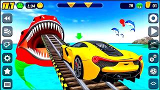 Super Car Games : GT Car Stunt Can We Survive The Fall? Mobil Android GamePlay