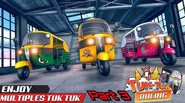 Tuk Tuk Rickshaw 3D Stunt /Fun Auto Sunt Game 2021/ Multiplayer Mode level 1 To 3 Part 3