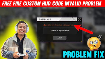 How To Fix Custom Hud Code Invalid format Problem 😂
