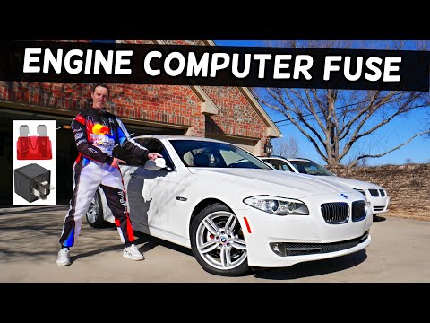 BMW F10 F11 ENGINE COMPUTER FUSE LOCATION BMW 528i 535i 520i 530i 550i 518d 520d 525d 530d 535d
