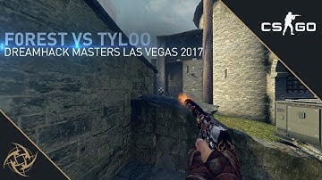 NiP f0rest - Pistol round vs TyLoo (DH Masters Las Vegas 2017)