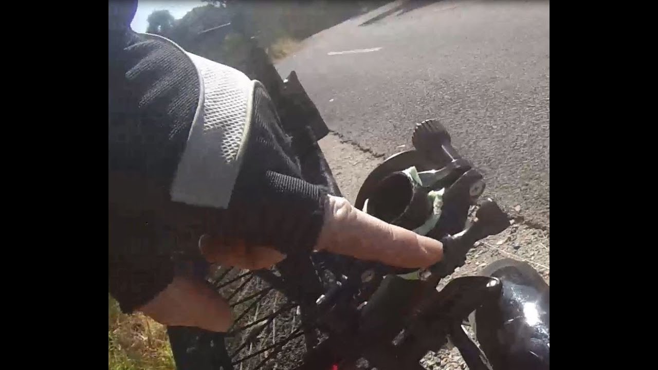 Spectacular GoPro Mount Failure On Recumbent Trike