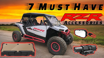 Top 7 Must Have Accessories for Any Rzr! Bonus 7 Should Have Accessories as Well!