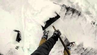 Extreme Roof Snow Removal and Jumping