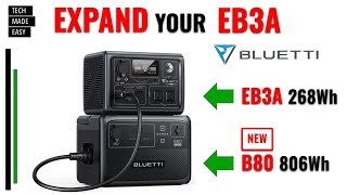 BATTERY for EB3A! Bluetti B80 Expansion Battery Bluetti EB3A