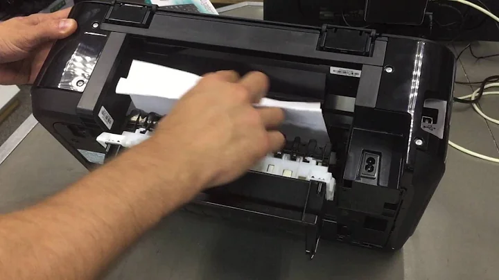 HOW TO FIX PAPER JAM ON CANON MG SERIES