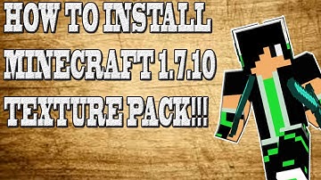 How To Install Minecraft 1.7.10 Texture Pack on PC/Mac