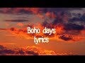 Boho Days From &quot;Tick Tick...Boom&quot; Lyrics Video