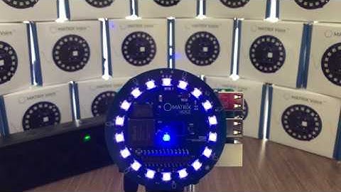 MATRIX Voice Running Amazon Alexa