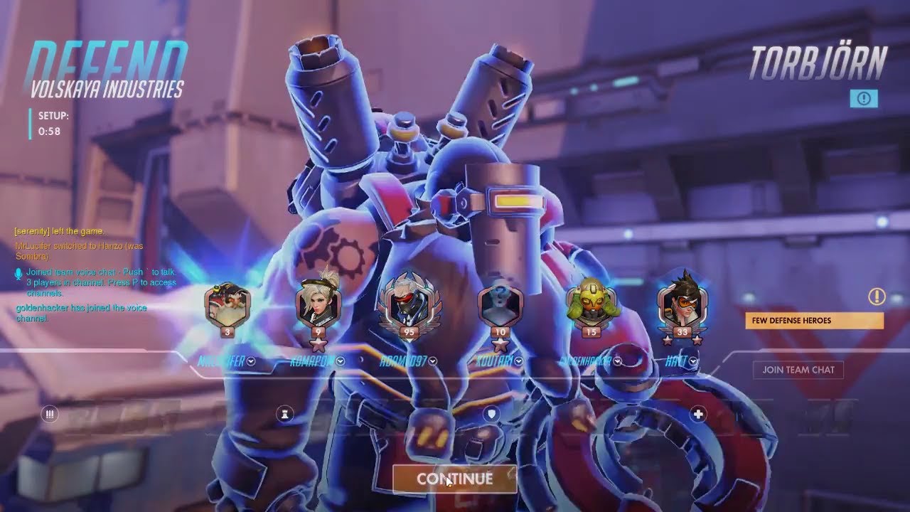 First time playing Torbjorn In OVERWATCH