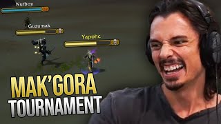 I Hosted a $1500 Mak'Gora Tournament (DEATH = DELETE)