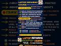 Laptop Repairing Course Basic To Advance Level New Batch 18 April 2024 #lciit