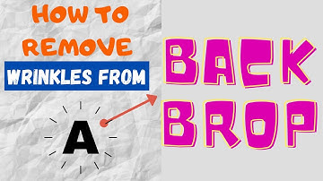 How To Remove Wrinkles From Backdrops