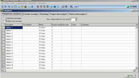 INTEGRA - programming outputs settings