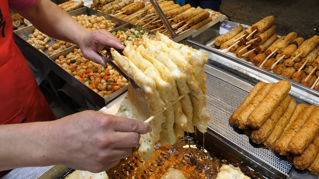 37년 경력, 어묵 최강달인의 놀라운 수제어묵 만들기 - 안양중앙시장 / Amazing Skill of Fish Cake Master - Korean street food