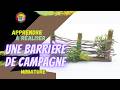 COMMENT FAIRE UNE BARRIERE DE FAGOTS POUR UN VILLAGE DE NOËL OU POUR UN DECORS MINIATURE [TUTO]