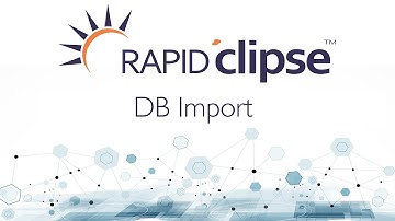 RapidClipse - Import einer Datenbank