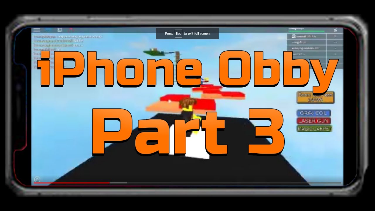 Jumping On An Iphone Charger Roblox Iphone Obby - y bones roblox fmc