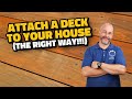 How to Safely Attach a Deck to a House