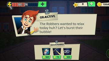 Scary Robber Home Clash - Gameplay || "BUBBLE TROUBLE" New Level-14  || Funny Game ( Android_iOS).