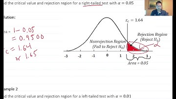 Probability & Statistics Lesson 8.2 Part 2: Z test for a Mean (Critical Value Method)