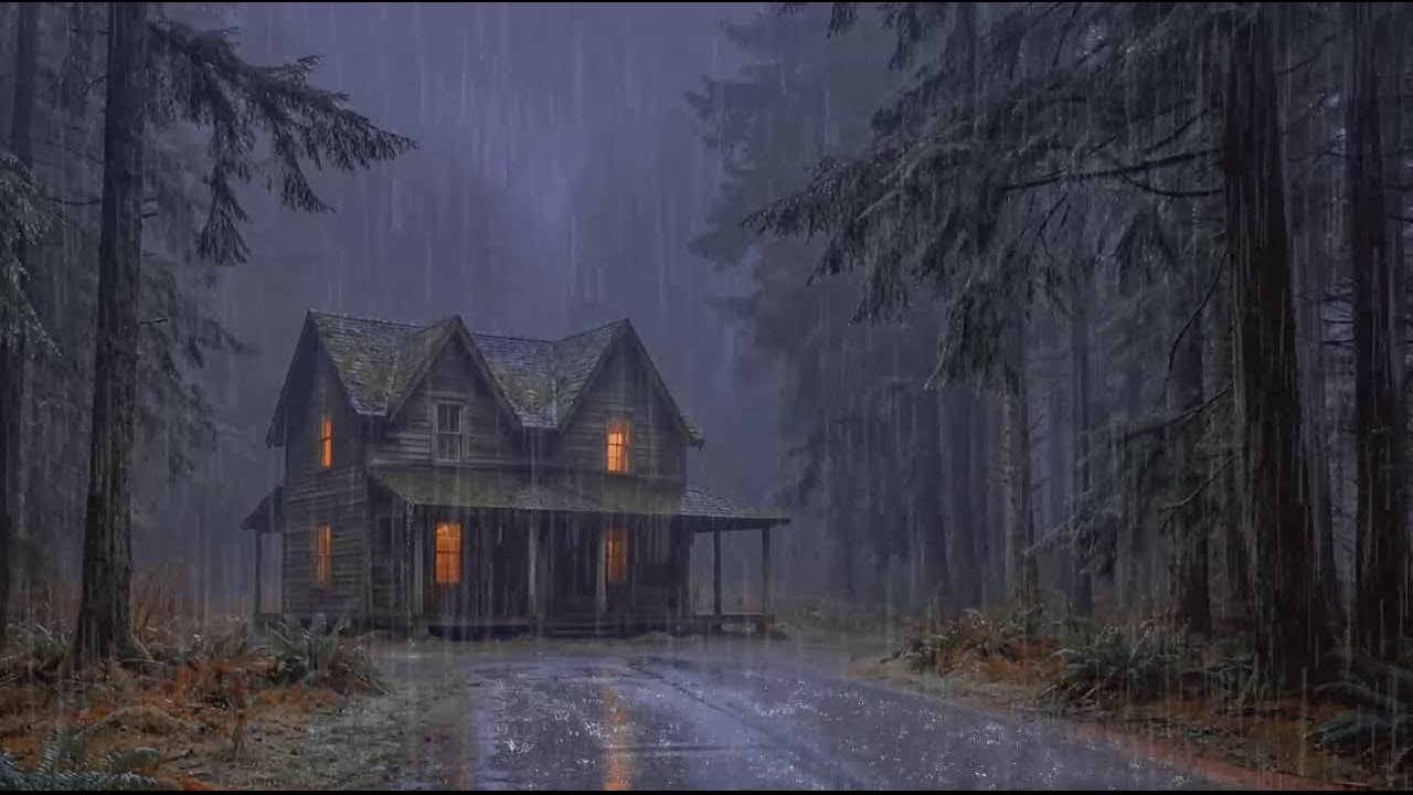 Forest Cabin Thunderstorm Ambience for Better Sleep