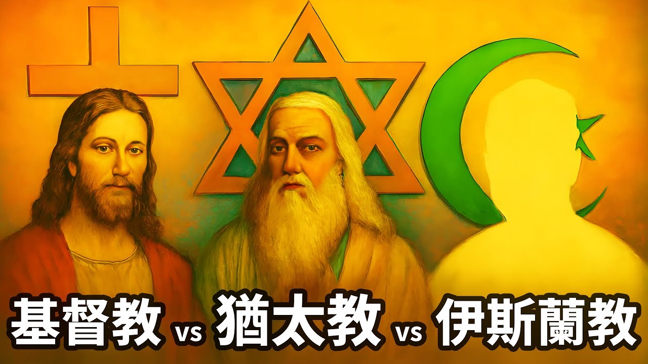 14分鐘了解全球40億人的信仰根源，猶太教、基督教、伊斯蘭教的起源與歷史全解析｜小璟叨叨
