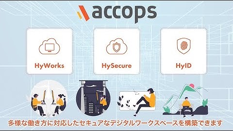 3分でわかる！「Accops」次世代の仮想化ソリューションをご紹介！