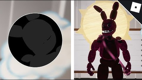 How to get THE SHADOWY HARE BADGE & SHADOW SPRINGBONNIE MORPH in A NEW BEGINNING | Roblox