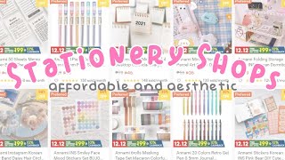 where to buy cheap and aesthetic stationery | Shopee stationery shops