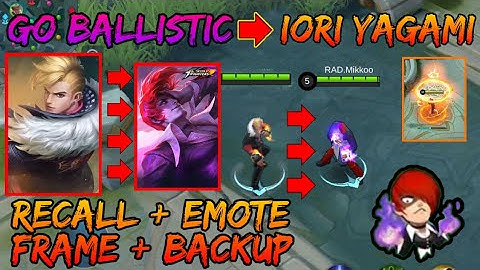 CHOU GO BALLISTIC TO IORI YAGAMI + EMOTE AND FIRECROWN RECALL EITH FRAME AND BACKUP FILE | NO DETECT