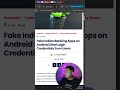 Fake indian banking app | Cyber aur Coffee #scam #trending #hackingnews #cyberaurcoffee #askmkumar