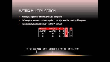 Tutorial 10 - Introduction to Matrix Math in OpenGL
