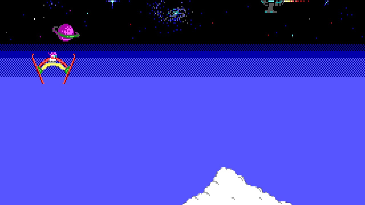 Ski or Die PC MS-DOS Acro Aerials Gameplay (Perfect Score)
