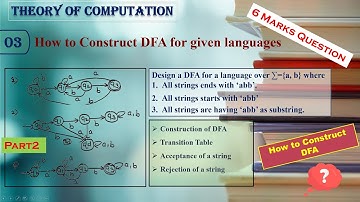 Design of DFA for Strings Starting, Ending, & Containing 