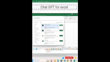 Add-ins. how to use chat GPT in Excel. #excel #addins #microsoft #microsoftexcel