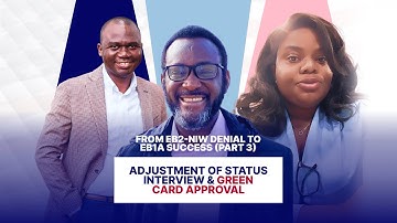 From EB2-NIW Denial to EB1A Success (Part 3): Adjustment of Status Interview & Green Card Approval