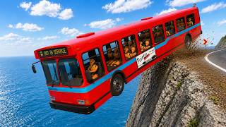 Bus LOST Its Brake What Happens Next BeamNG drive