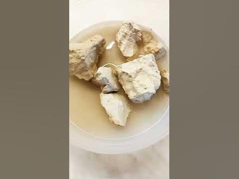 ~Замачивание глины~глина белые сливки - YouTube