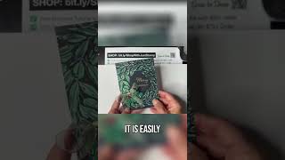 Easy Christmas Card: Traditional Wreath Technique #shorts