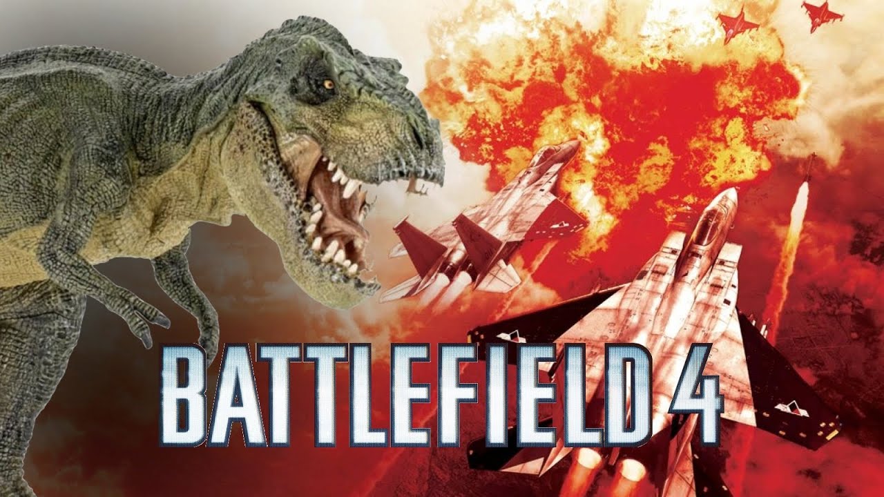 Battlefield 4 Dinosaur + Ace Combat Easter Egg! [60FPS]