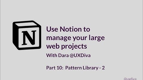 10. Web Project: Pattern Library (2)