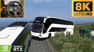 ⚠️ Risky & Dangerous Road ⚠️ -Logitech G29 Steering Wheel gameplay l Euro Truck Simulator 2#ets2