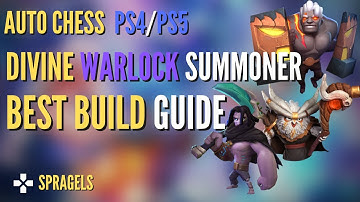 Divine Warlock Summoner *Using Divine Warlock Top Meta Build* - Auto Chess PS4 PS5 PC Mobile