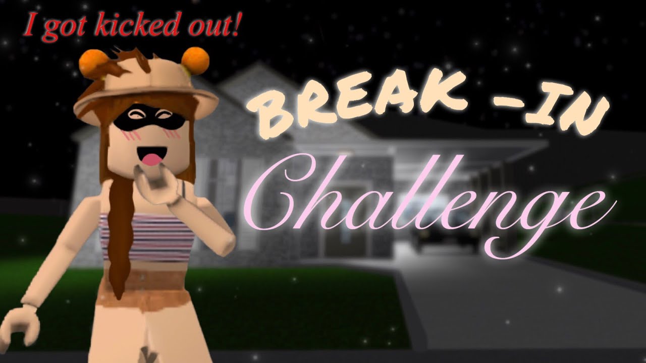 Bloxburg Break In Challenge Youtube - youtube roblox bloxburg break in challenge