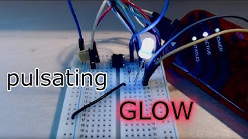 Pulsating glow - animating LED brightness with PIC10F