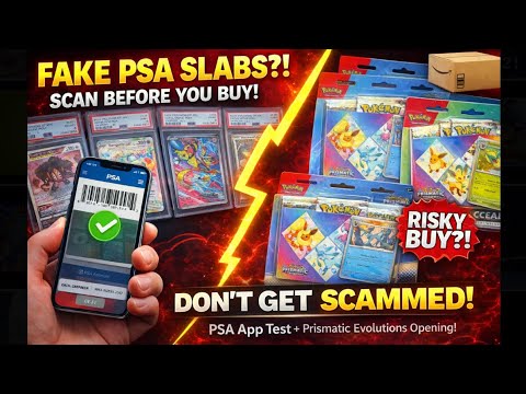 FAKE PSA Slabs?! How to Scan & Avoid Getting SCAMMED! (Prismatic Evolutions Test) FAKE PSA Slabs?! How to Scan & Avoid Getting SCAMMED! (Prismatic Evolutions Test)