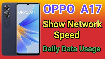OPPO A17 Show Daily Data Usage kaise kare | How To Show Daily Data Usage Setting In OPPO A17